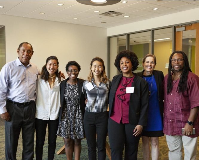 Professor Cokley pictured with his team