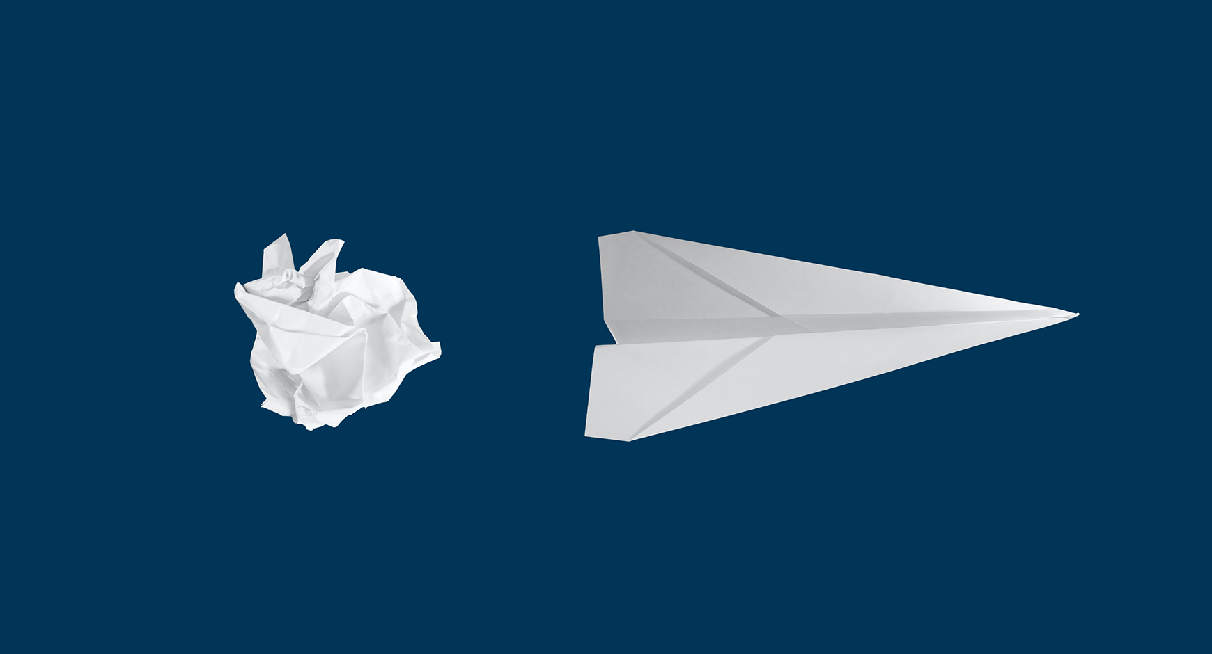 graphic of a paper airplane