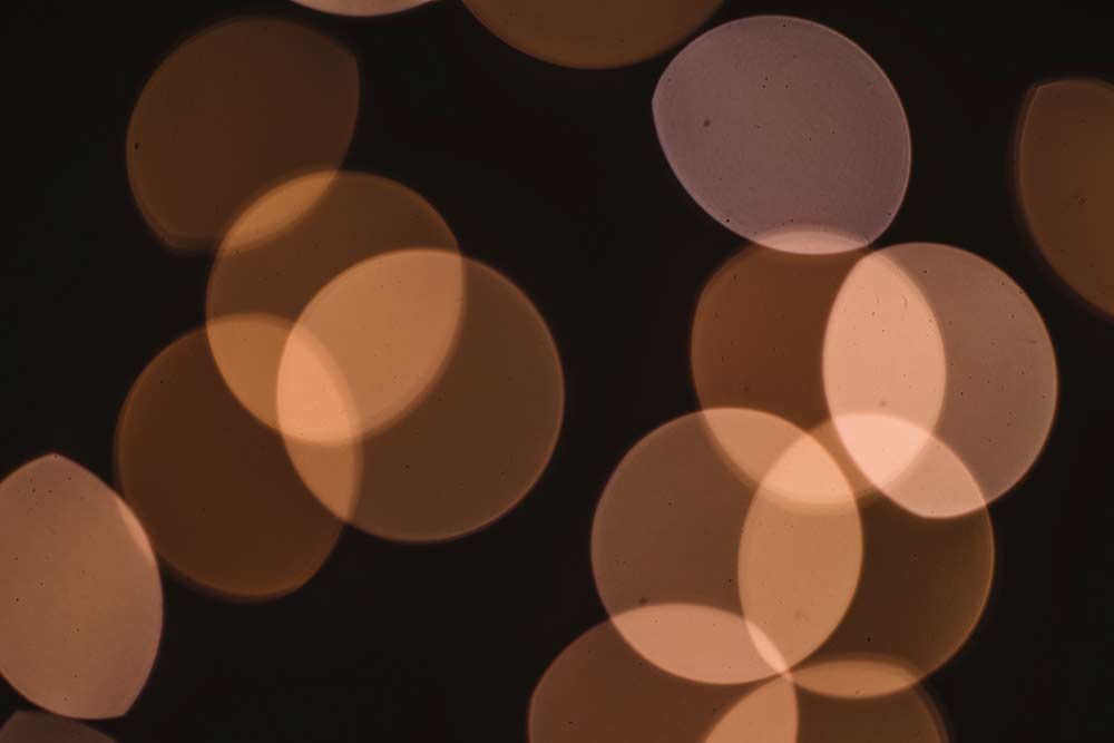 Abstract light circles