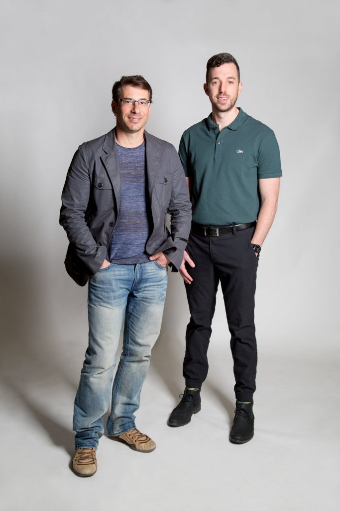 Portrait of Ph.D. student Matthew Chester and professor Aaron Rochlen