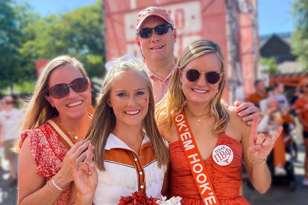 Anne and Preston Massey with their two daughters.