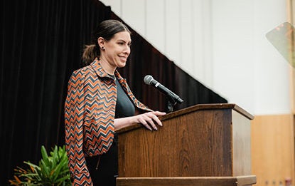 Photo of Interim Executive Vice President and Provost Rachel Davis Mersey