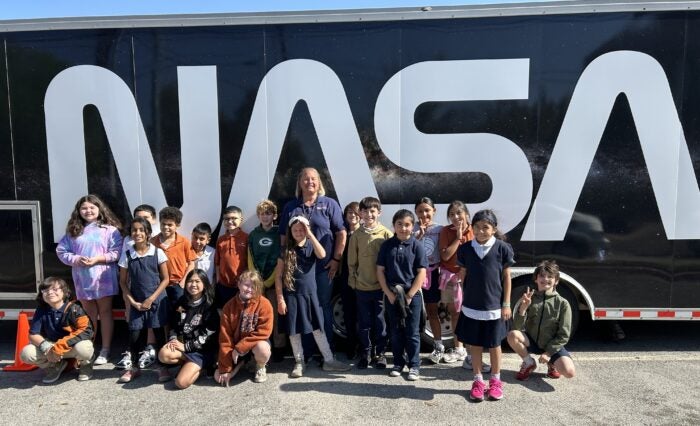 NASA pays an out-of-this-world visit to students at UT Elementary