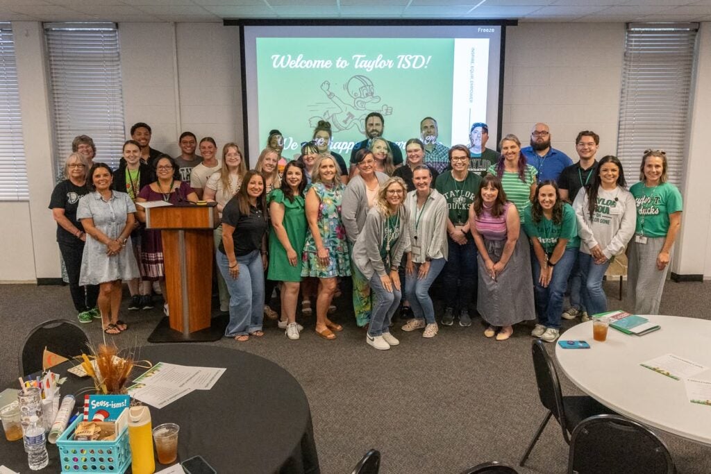 Teachers in Taylor ISD