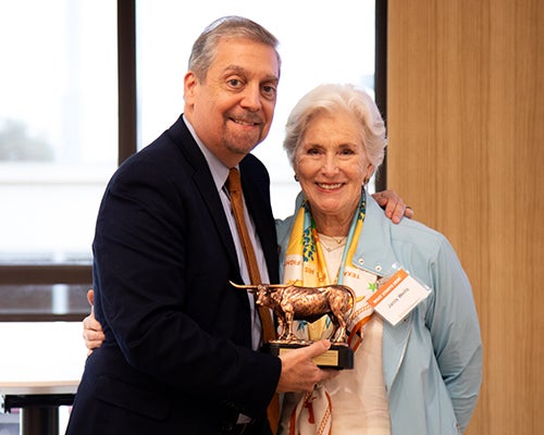 Dean Martinez with Janis Wells.