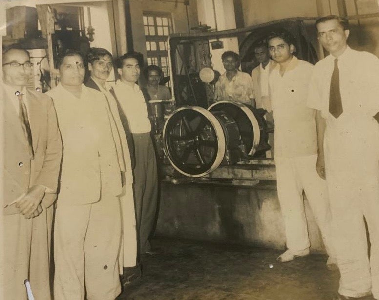 Panjwani, fourth from left, an assistant professor at Victoria Jubilee Technological Institute in Mumbai.