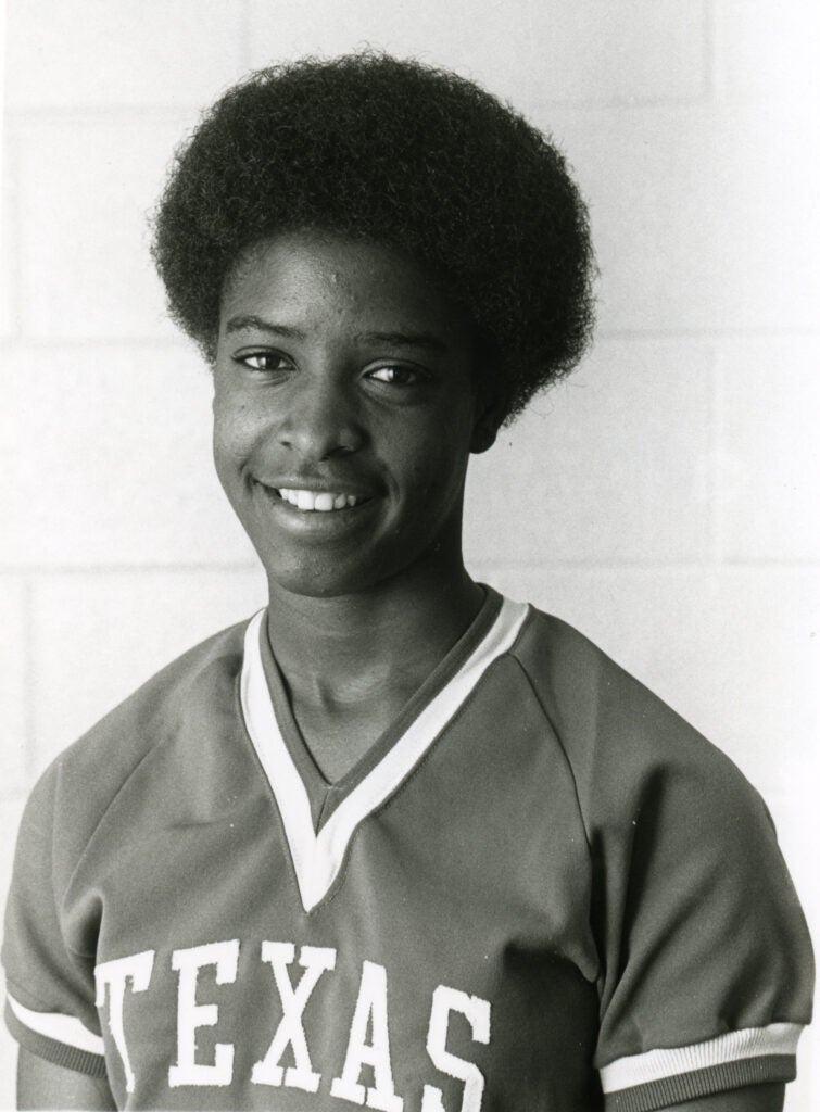Evwella Munn headshot, Longhorns athlete, Basketball (1979-80)