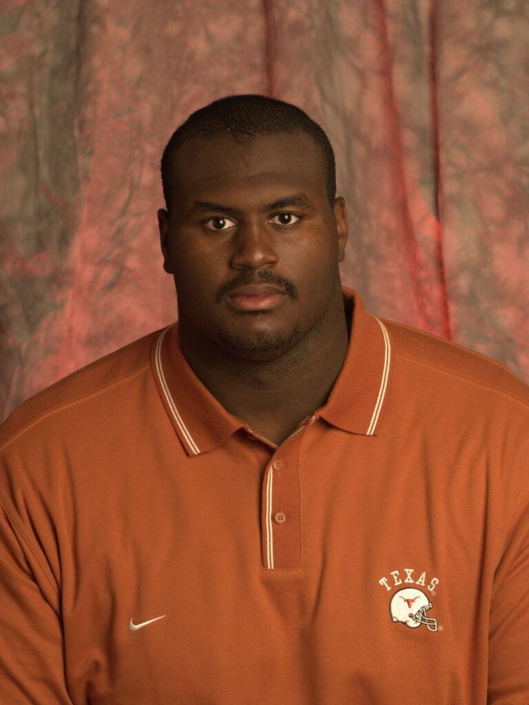 Mike Williams headshot, Longhorns athlete, Football (1998-2001)